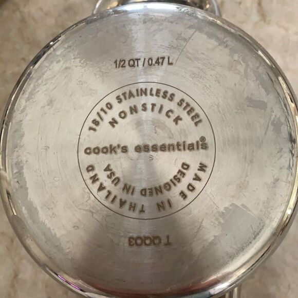 2 Stainless Steel Mini Saucepans - Picture 2 of 3